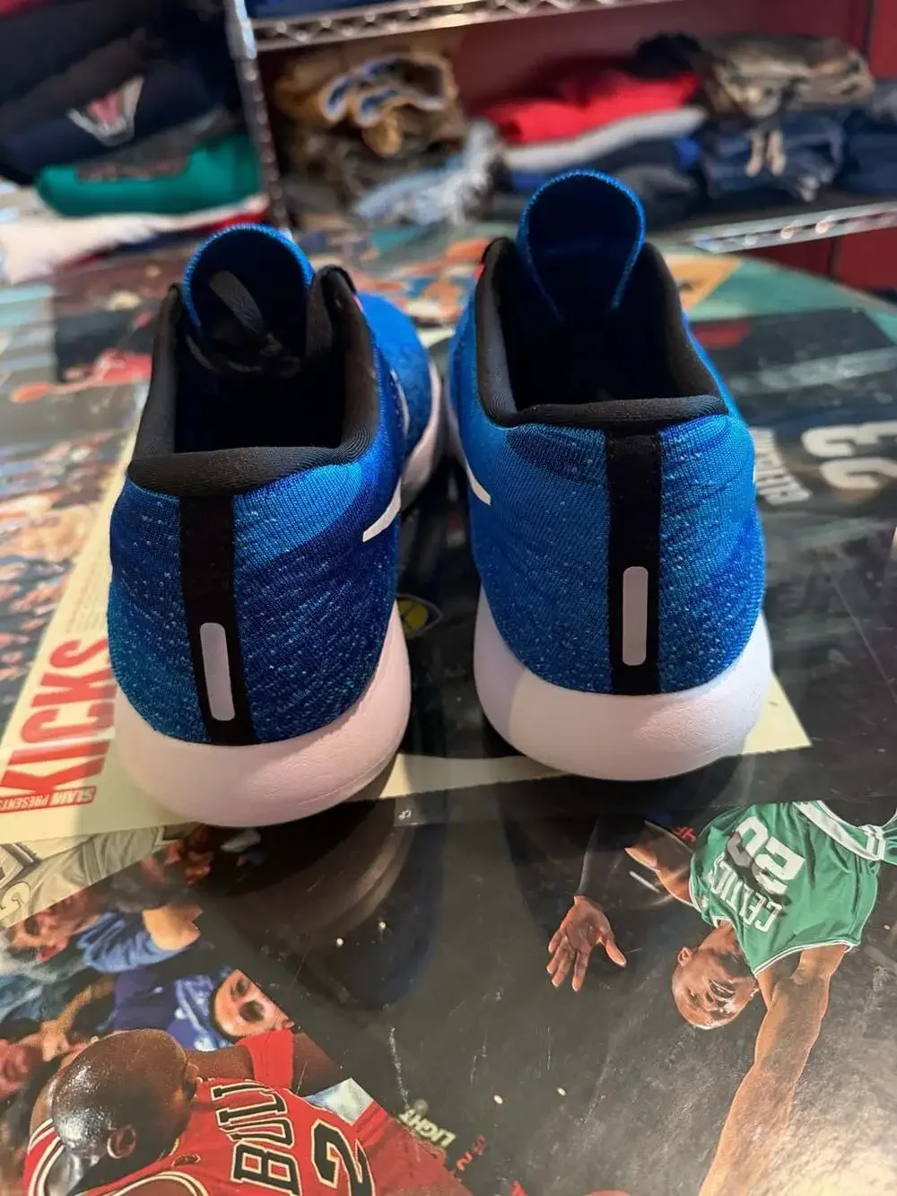 Nike LunarEpic Low Flyknit Running Shoes Racer Blue White